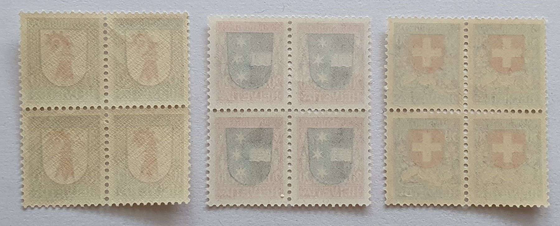 Alle Briefmarken: Pro Juventute J38/J39/J40 ** Kat. 34.- – Gebraucht aus Balgach von SIMEON27 1