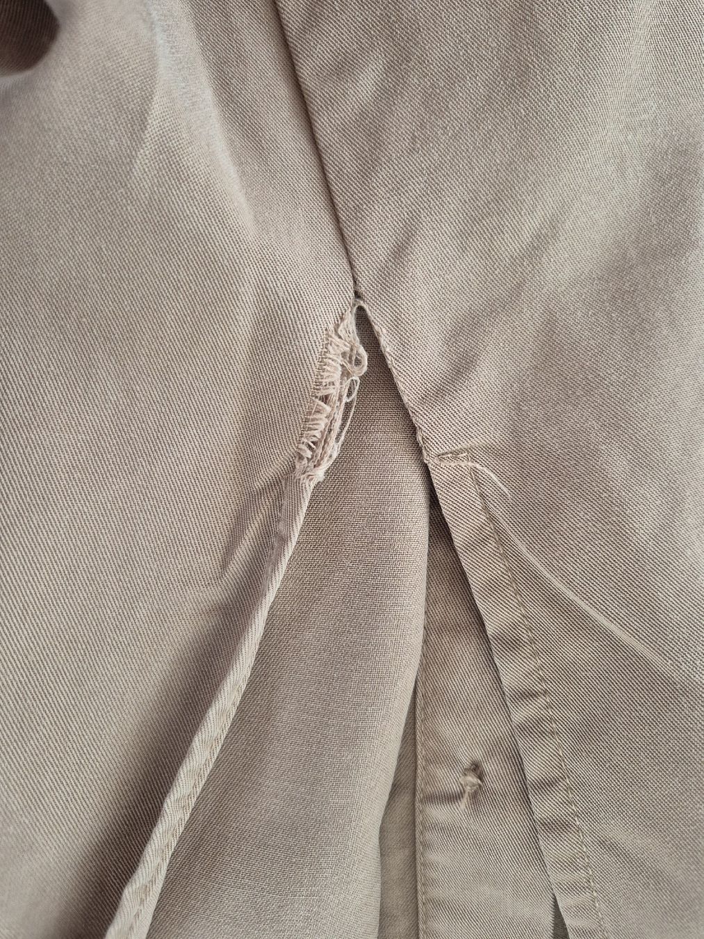 Kleider: Object Hemdblusenkleid Gr. 42 mit Gürtel, beige – Gebraucht aus Wetzikon ZH von mar_8jrl 4