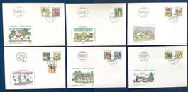 1990 - 95 - FDC - Tiere I - II