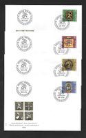 4 FDC Pro Patria 1983 Serie Einzelmarken ET 26.5.1983