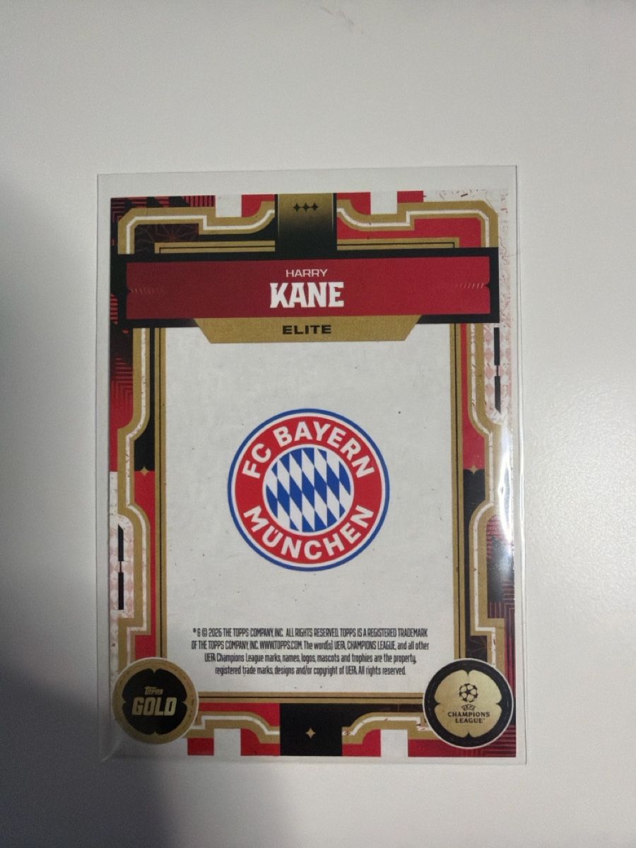 Topps Carte collezionabili: Topps Gold - Harry Kane - Bayern Munich Elite  – Usato da Cernier venduto da Kairjo 1