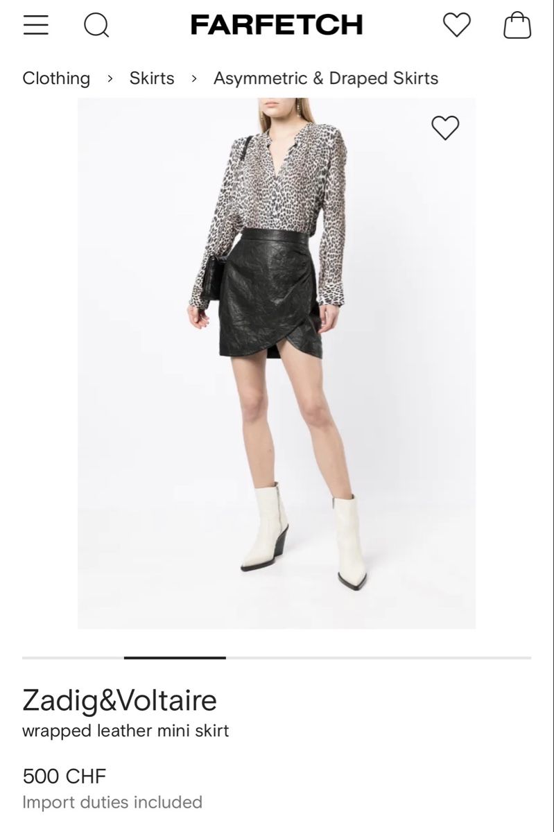 Gonne: Zadig&Voltaire Leather Skirt – Nuovo (secondo la descrizione) da Zürich venduto da jujusi 3