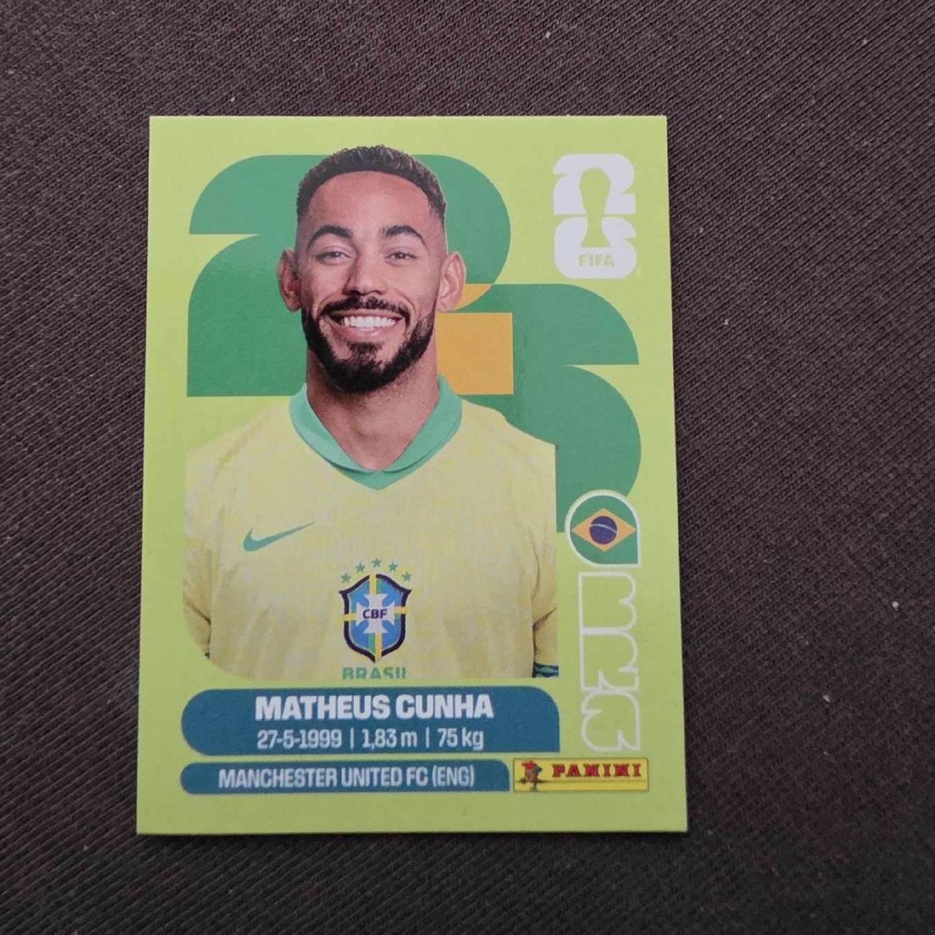 Panini Carte collezionabili: Panini Sticker BRA17 Matues Cunha – Nuovo e nell'imballaggio originale da Buchs AG venduto da wickyjen88