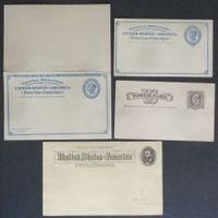 USA approx. 1880–1892: 7 Postal Stationaries, *