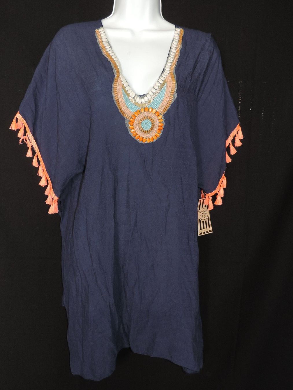 Tuniken: tunique de plage bleu marine – Gebraucht aus Genève von Axelle333 4