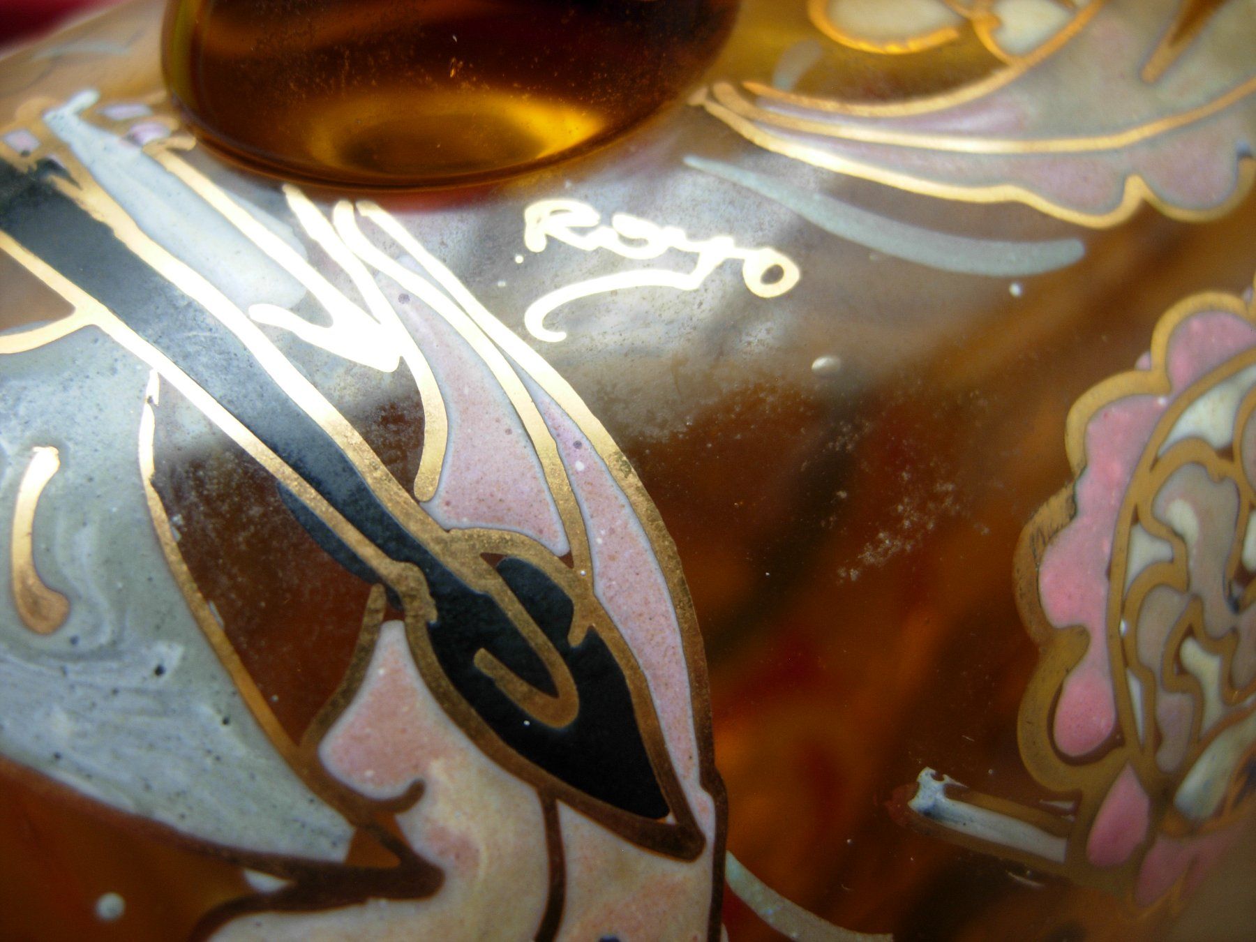 Moser Caraffe: Art Deco emallierte Karaffe 1 H.20 Jhdt. – Usato da Luzern venduto da Lucernauno 5