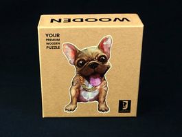 Wooden Puzzle - Französische Bulldogge