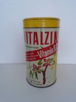 alte Blech-Büchse VITALZIN (Migros) / Blechdose