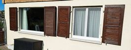 Rustikale Fensterläden aus Holz, Vintage Look, Top!