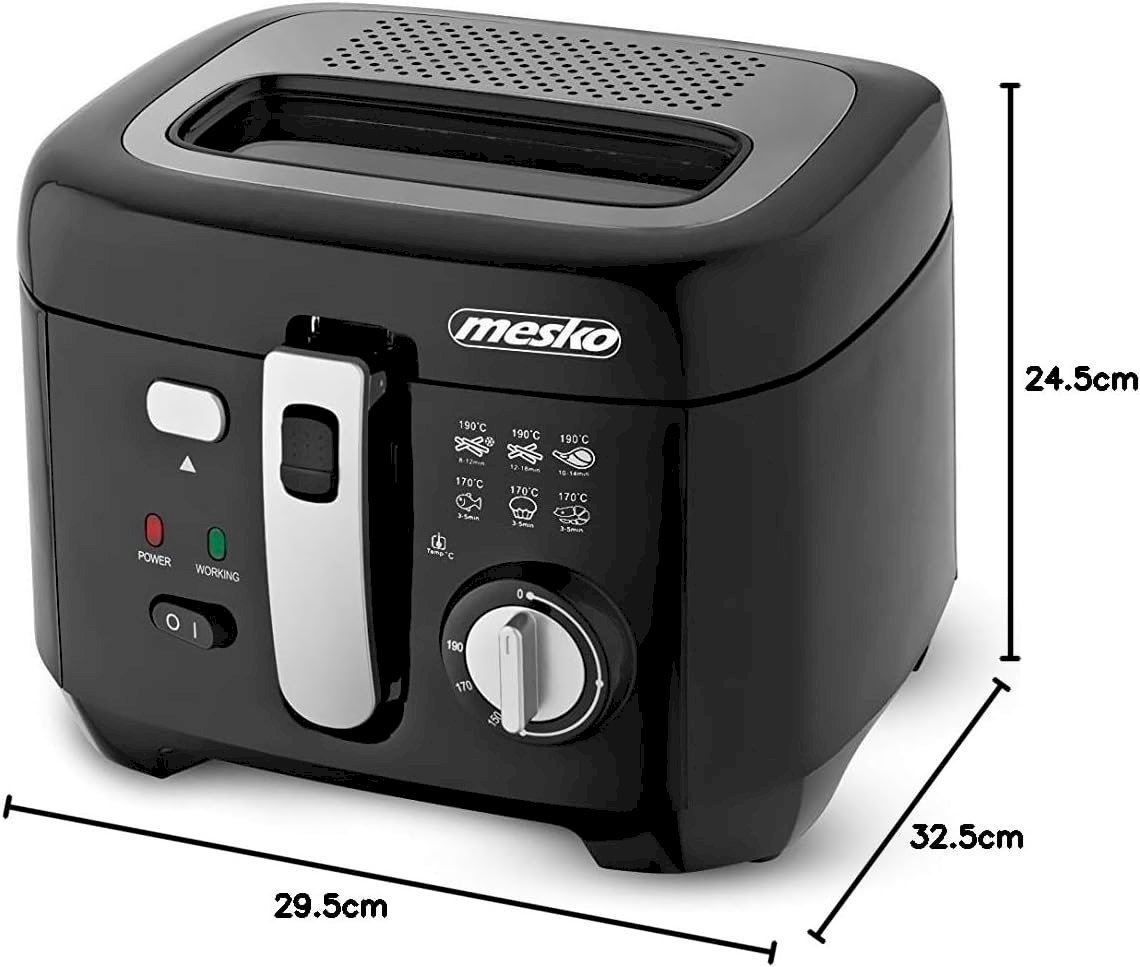Forni: Mesko MS 4908 Fritteuse 2.5L 1800W – Nuovo e nell'imballaggio originale da Bottighofen venduto da zaap 8