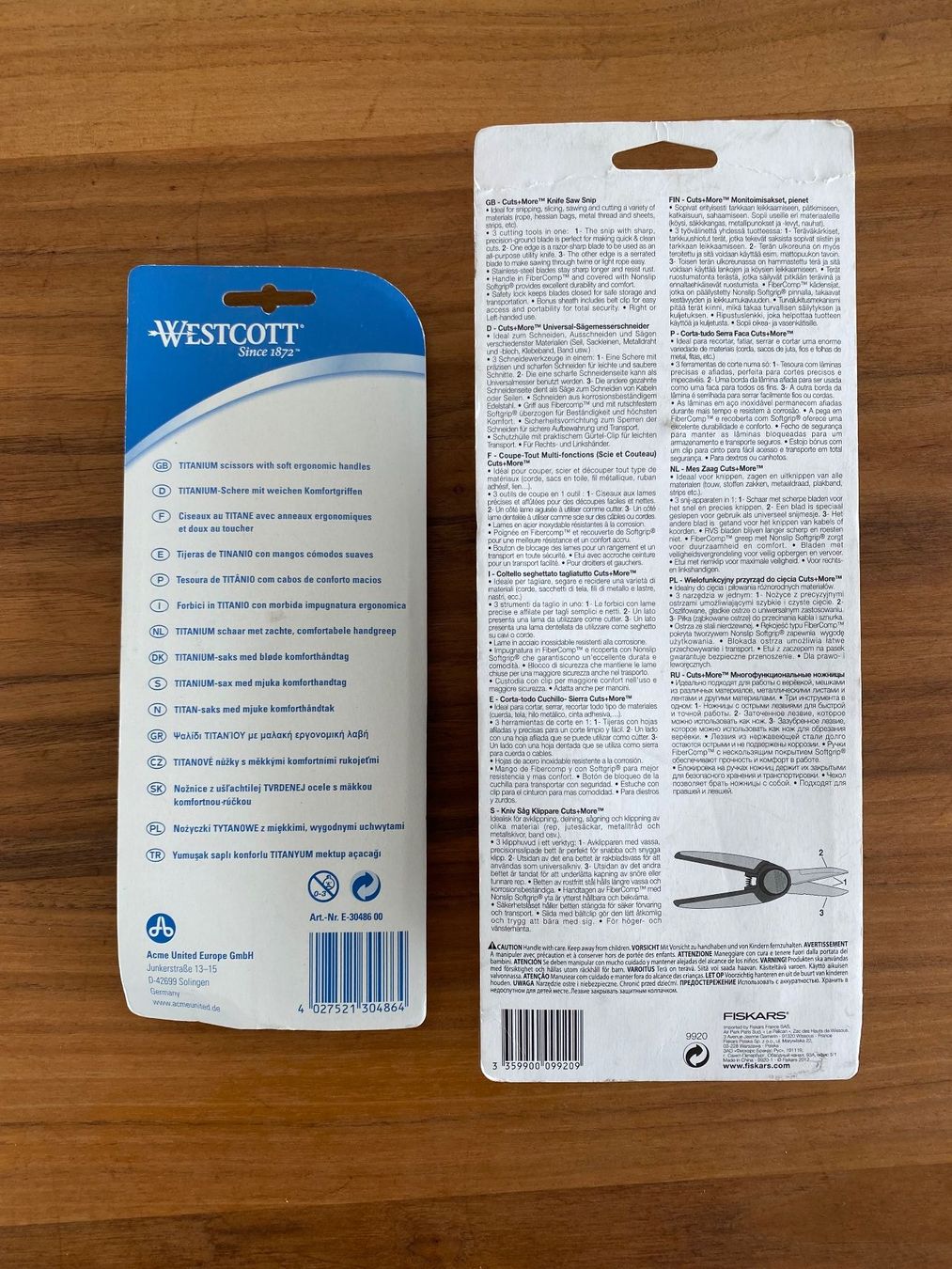 Fiskars Alle Werkzeuge: Neu - Fiscars Messer und Westcott Schere – Neu und originalverpackt aus Muri AG von Hookipa01 1