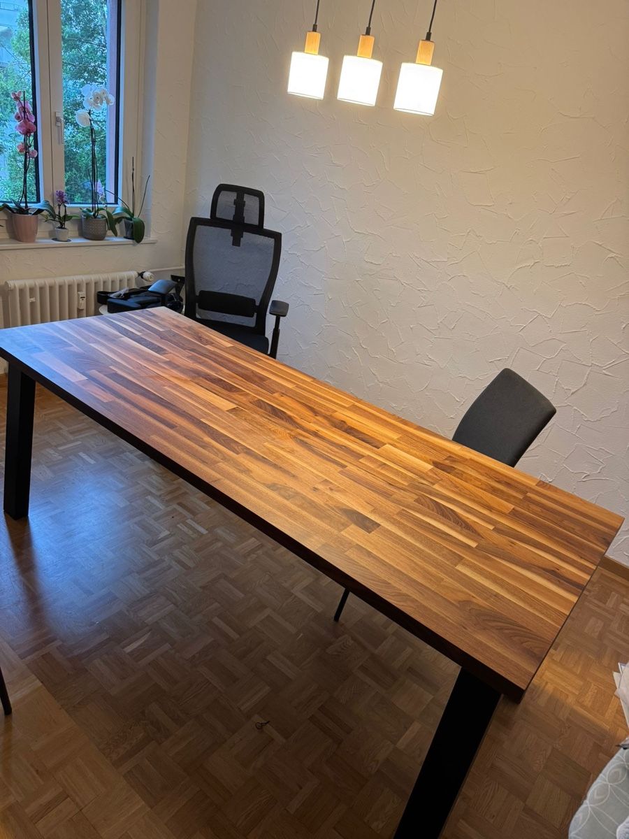 Ikea Tavoli: Nussbaumfurnier Esstisch Gunneby – Nuovo (secondo la descrizione) da Winterthur venduto da jasminverkauft