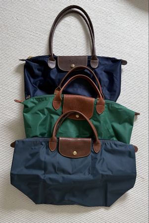3er Set Longchamp Damenhandtaschen 