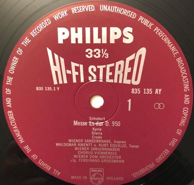 Schallplatten: Schubert – Messe Es-dur (LP) – Gebraucht aus Grüningen von azulrojo 2