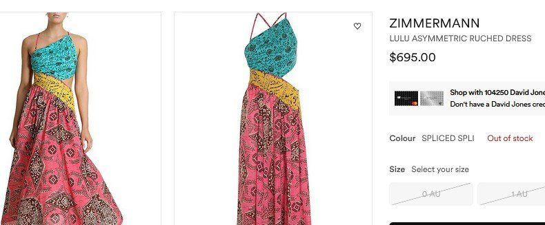 Zimmermann Vestiti: Zimmermann Kleid / robe S – Usato da Collonges venduto da Auganien 5