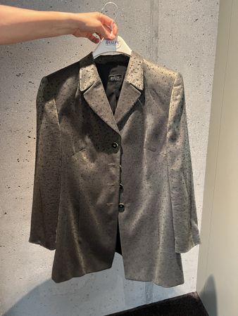 Eleganter Metallic Blazer von BASLER – Gr. 44 – Top Zustand!