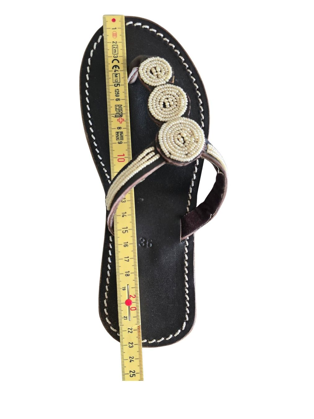 Chaussures femmes: Handgemachte Leder-Sandalen - Cremefarben 36 – Neuf avec emballage d'origine à Brione s. Minusio par Littleninja 3
