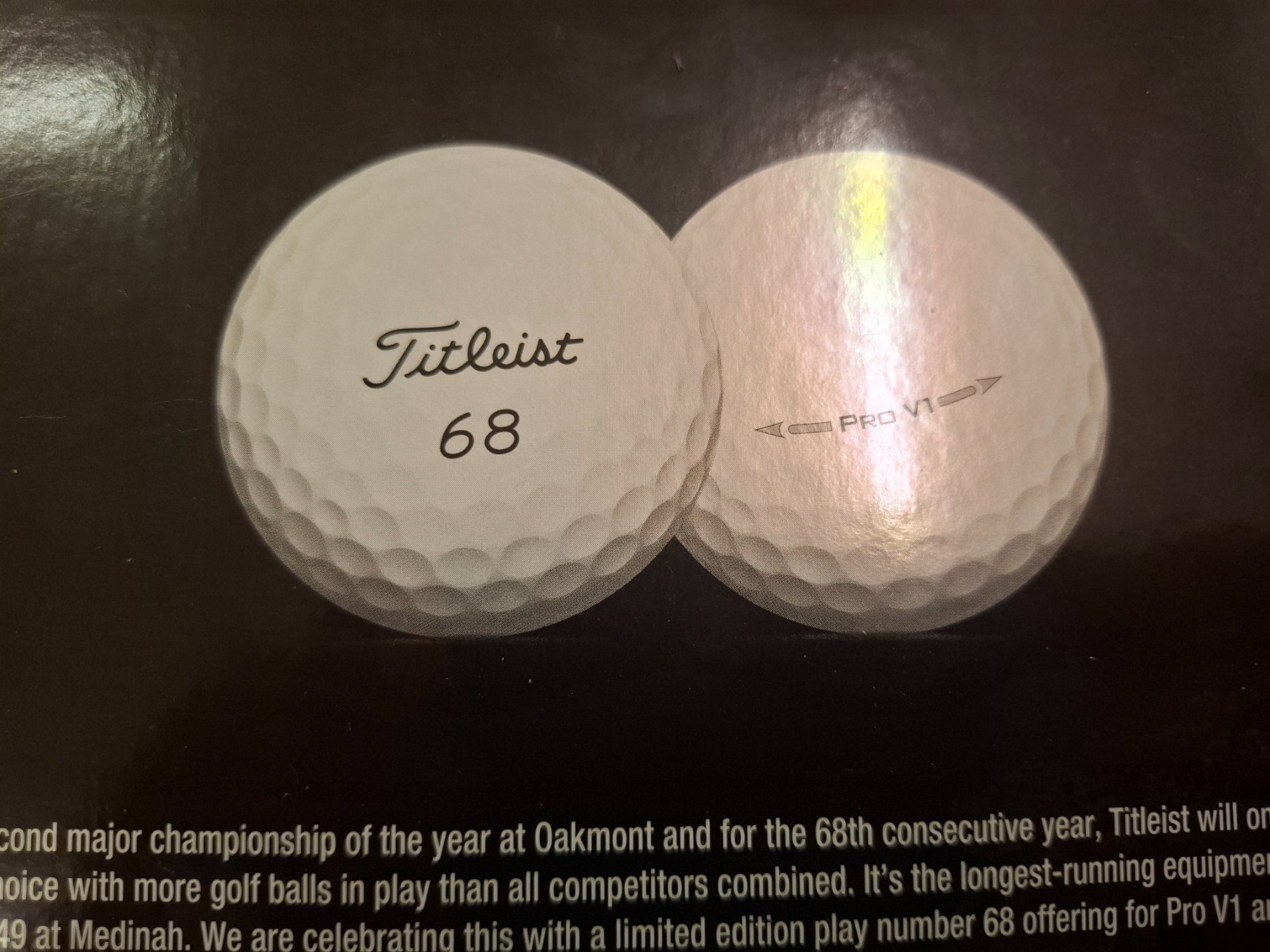 Titleist Bälle: Titleist ProV1 X Limited Edition 68 – Neu und originalverpackt aus Freienstein von Flyfish3 2