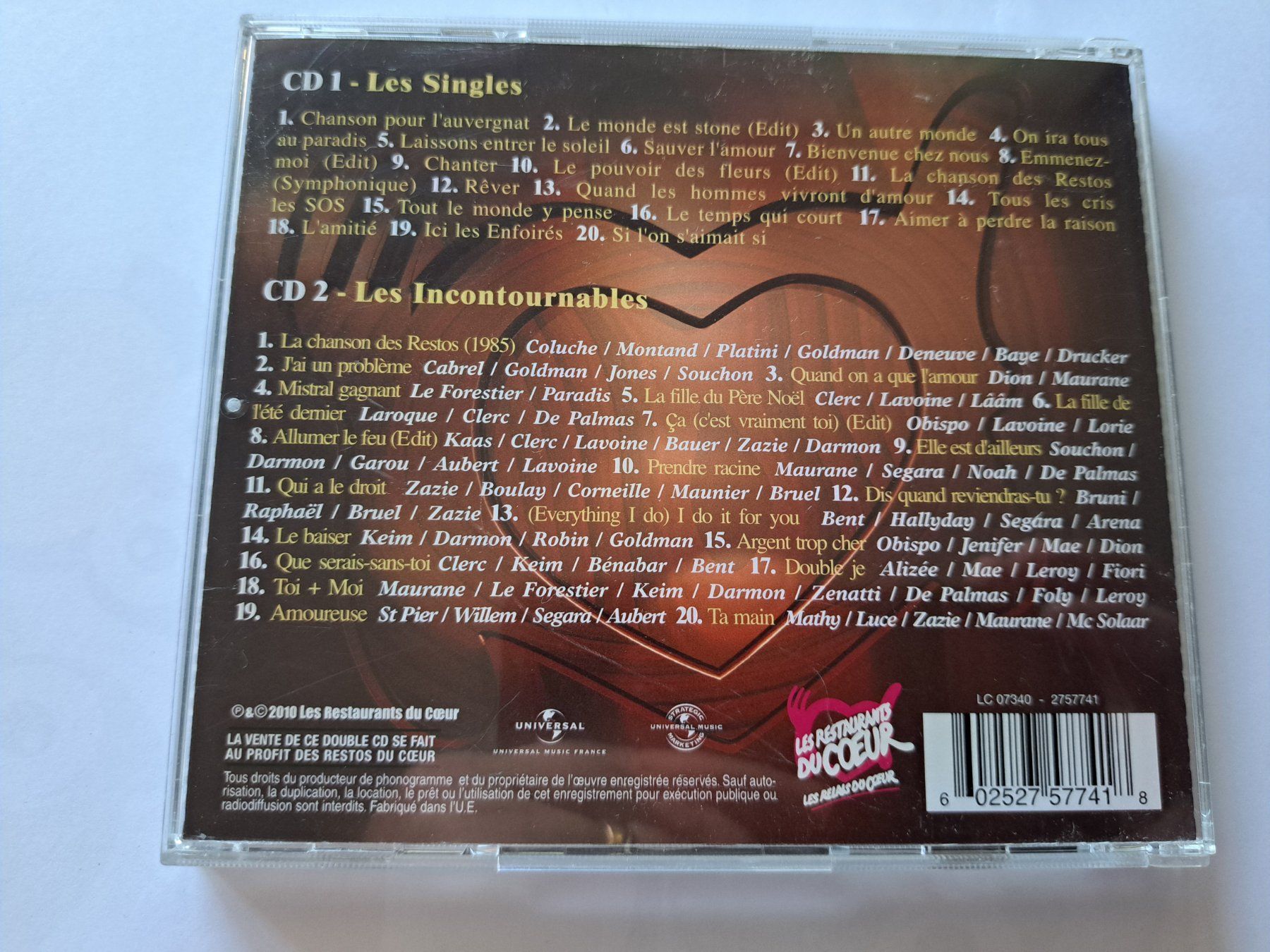 CD: Cd Le Meilleur des Enfoirés 20 ans – Usato da Pully venduto da bro_n52j 1