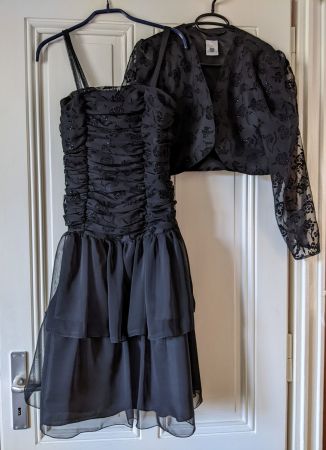 NEW FAST : Ensemble de soirée robe-boléro 38, NEUF