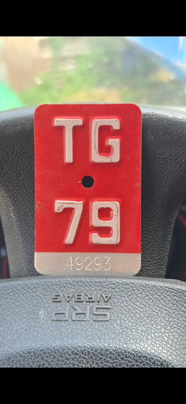 Ecriteaux: Velonummee  TG, Thurgau 1979 – D'occasion à Oberaach par Wicktrade
