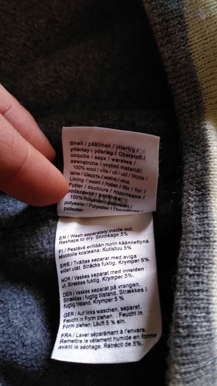 Altro abbigliamento per bambino: Reima Wollmütze, gestreift – Usato da Zürich venduto da binabachei 3