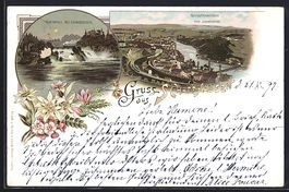 Litho Schaffhausen, Teilansicht von Süd