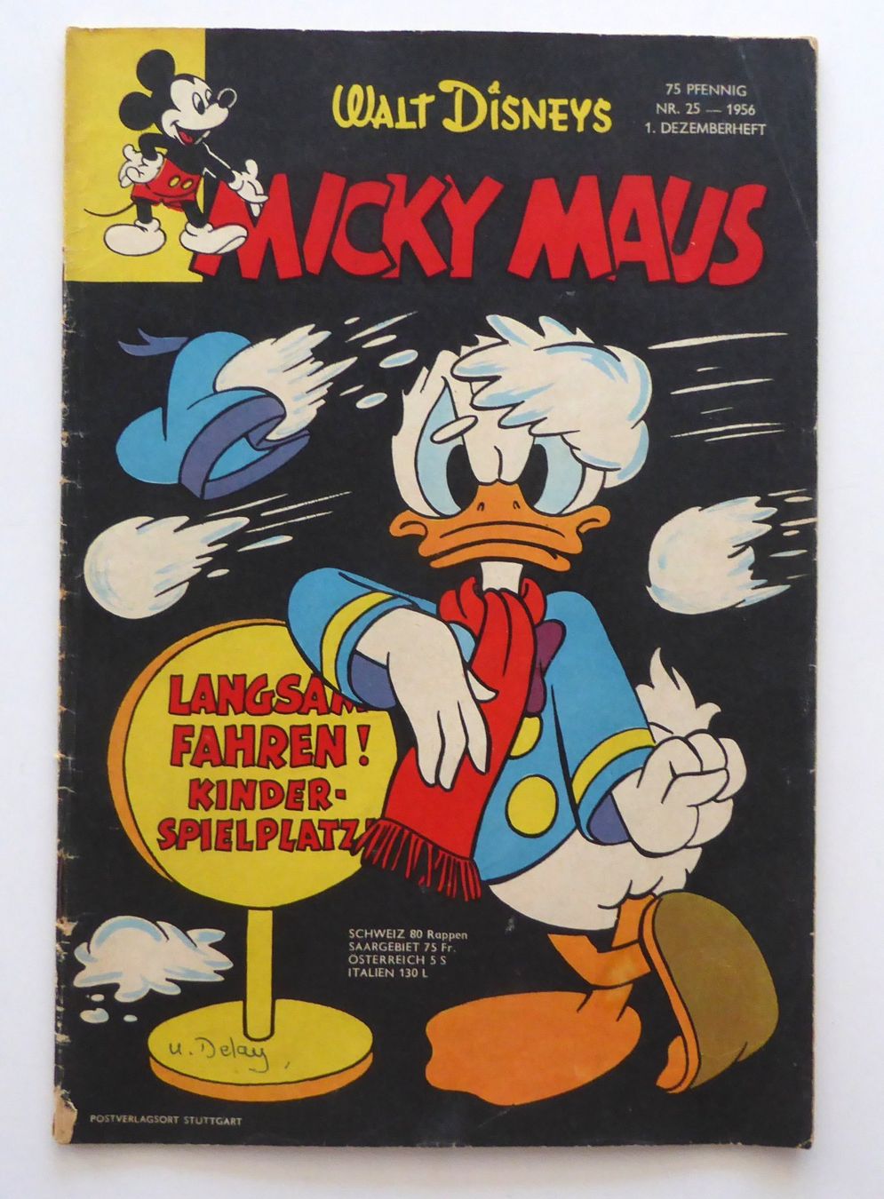 Comics: WD Micky Maus Heft Nr. 25 Dezember 1956 – Gebraucht aus Aesch BL von Kauri1