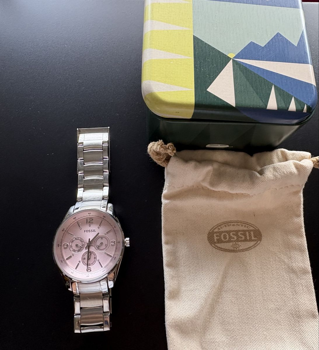 Fossil Montres: Fossil Uhr 40mm pink – D'occasion à Baden par est_92cz