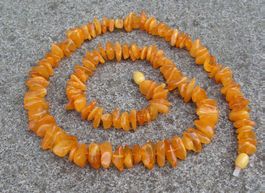 ♥ LANGE MIDI KETTE / Baltischer Bernstein / Butterscotch ♥
