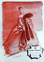 Nicole Roumier Parfum Entwurf Brenot- Werbung/Publicité 1945