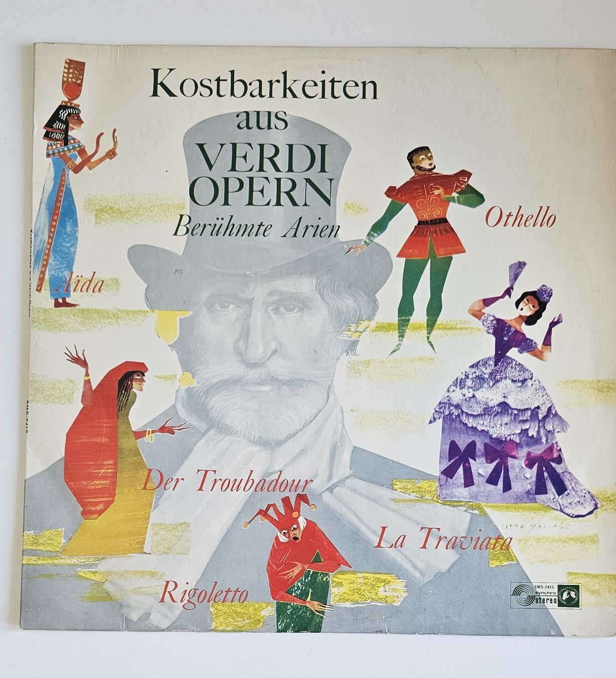 Dischi in vinile: Schallplatte, Verdi Opern – Usato da Basel venduto da MichelFa