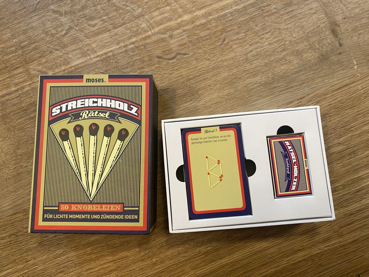 Spiele: Knobelbox mit Zündhölzern – Gebraucht aus Müllheim Dorf von chol7 2