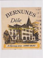 Etikette für Wein - Bernunes (Dôle) /bd