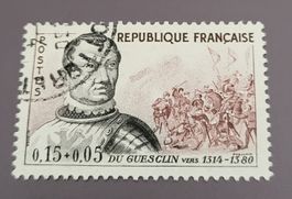 Frankreich 1961 Du Guesclin briefmarke