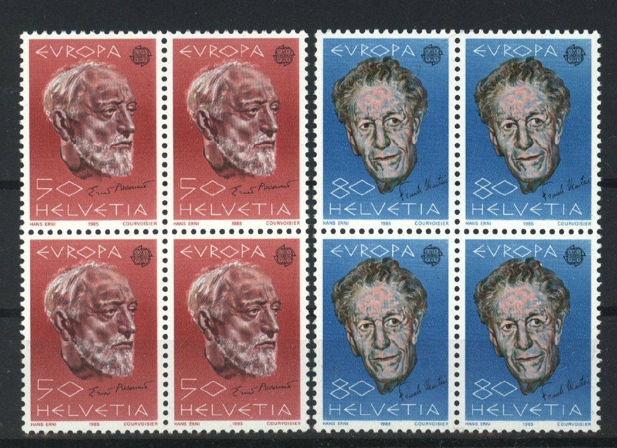 Tutti i francobolli: 1985, Europa, Viererblöcke ** – Nuovo (secondo la descrizione) da Willisau venduto da Vollstempel