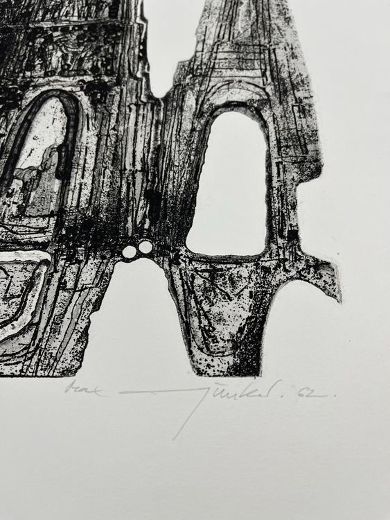 Grafica & Litografie: MAX JUNKER RADIERUNG SIGNIERT NUMMERIERT – Usato da Gersau venduto da kunst-online 3