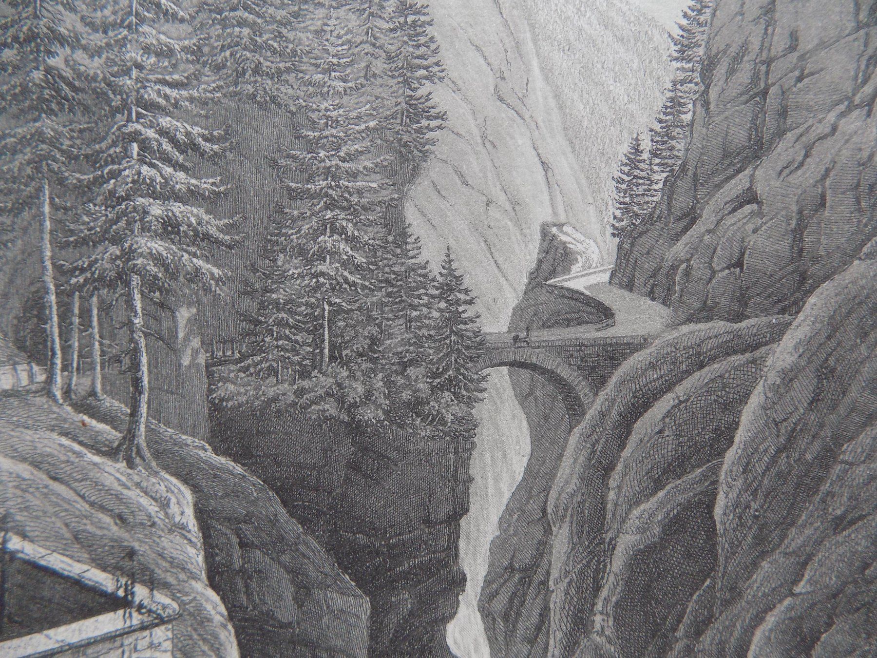 Stiche: Via Mala Aquatinta von Winterlin – Gebraucht aus Risch von Rischli15 9