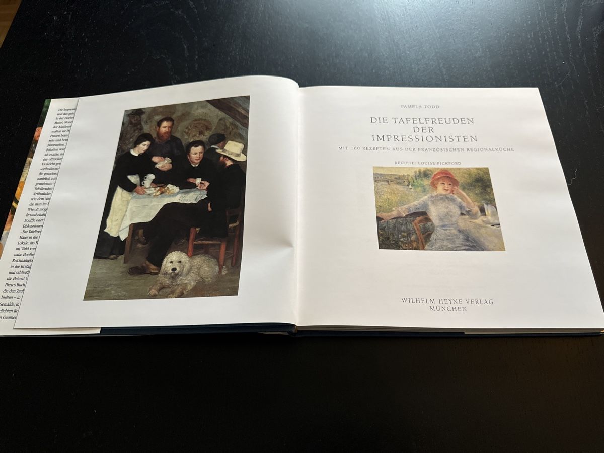 Bücher: Kochbuch "Die Tafelfreuden der Impressionisten" – Gebraucht aus Erstfeld von Mario_boe0 1