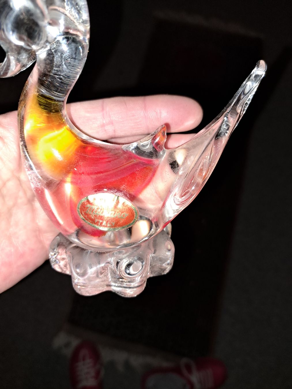 Murano Figuren: Glas Schwan Murano  Vintage,  – Gebraucht aus Kölliken von Upcycling-by-Mc-TAM 4