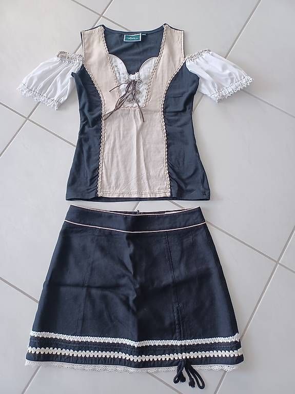 Costumi: Drindl Set Alpin de Luxe gr.34/36 und 38 – Nuovo (secondo la descrizione) da Bronschhofen venduto da Katrusja
