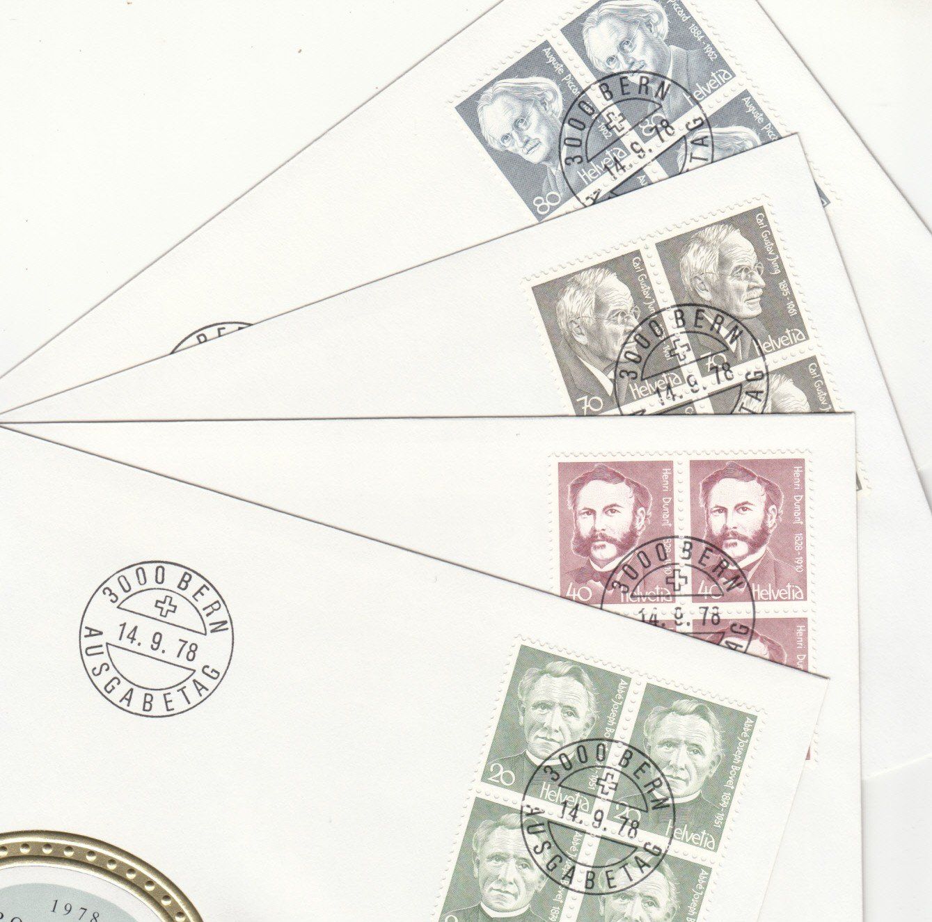 Tutti i francobolli: SBK 617 - 620 im 4er Block FDC – Usato da Bürglen TG venduto da StampGraf