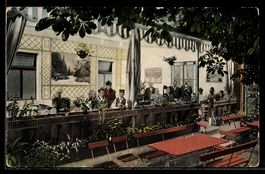 AK Rheinfelden, Gasthaus und Soolbad zum Ochsen, Gartenhalle