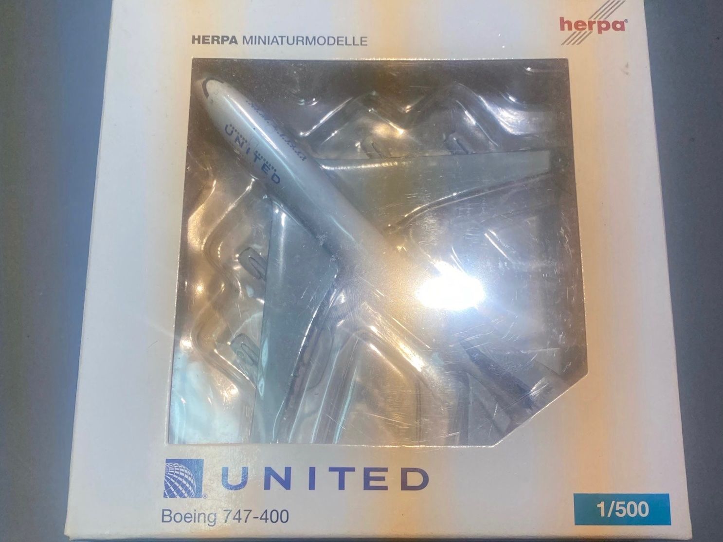 Herpa Kit di modellismo & Modellini statici: Herpa Boeing 747-400 – Difettoso da Riehen venduto da ambriarni
