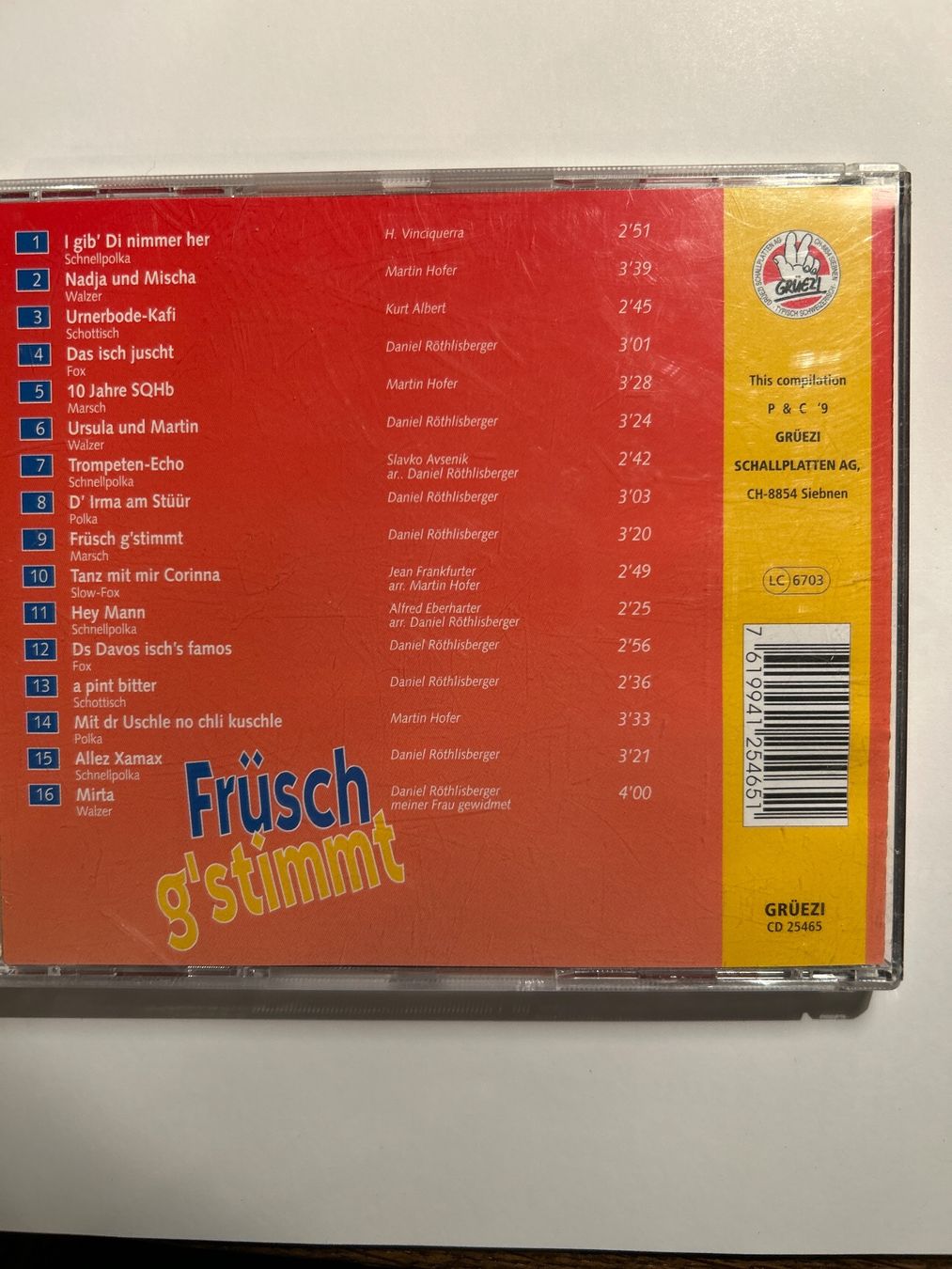CD: Schwyzerörgeli Quartett Heimisbach – Usato da Arth venduto da Vrecam51 1