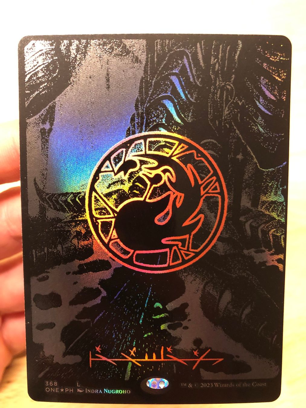 Magic The Gathering Carte collezionabili: MTG all Phyrexian oil slick raised foil basic lands NM – Nuovo (secondo la descrizione) da Corsier GE venduto da SWmoderncards 5