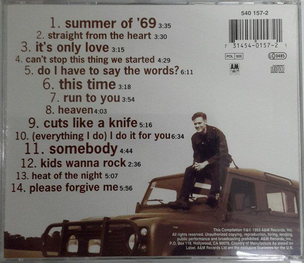 CDs: Bryan Adams–So Far So Good - Special Edition CD & CD Single! – D'occasion à Brittnau par Zibu 5