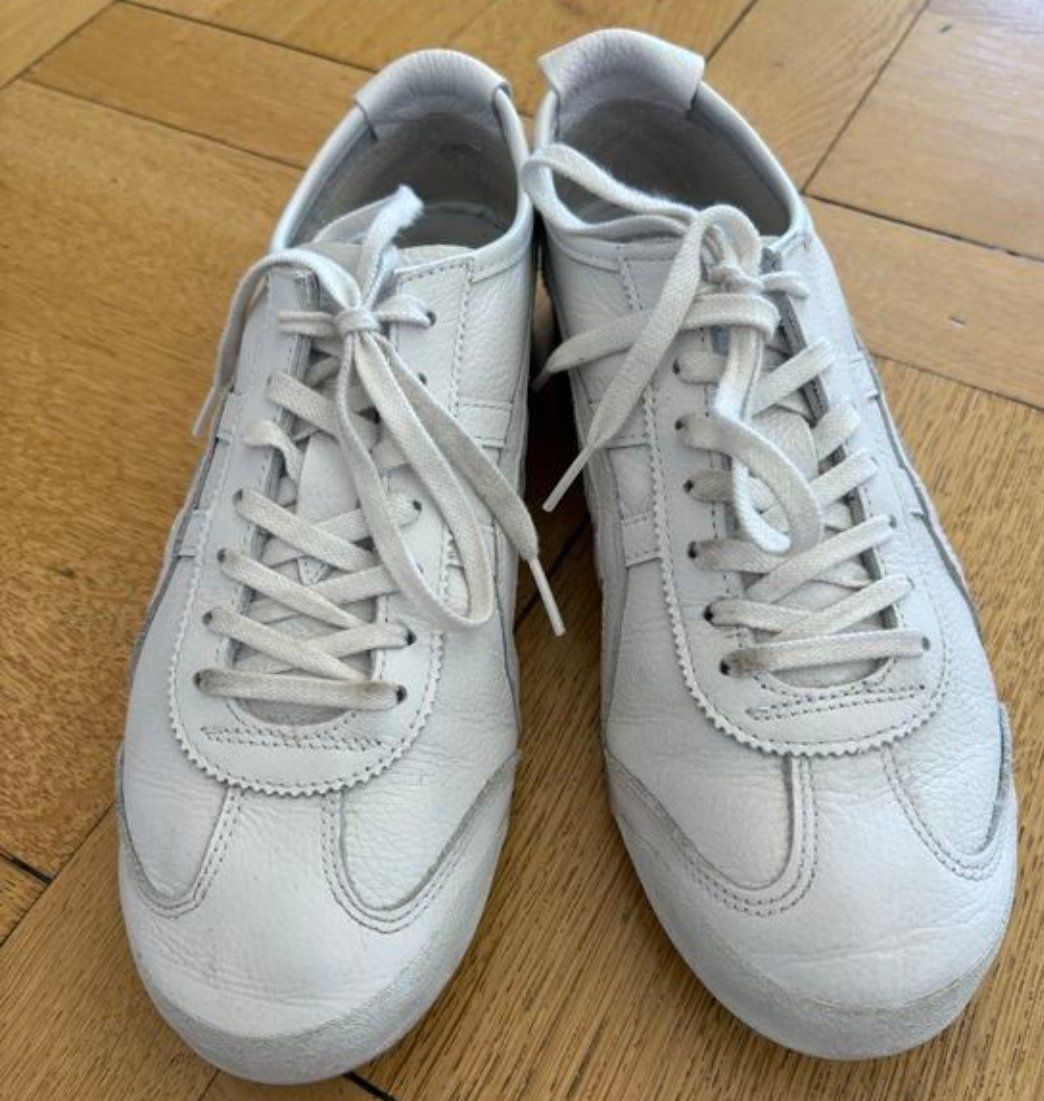 Onitsuka Scarpe da uomo: Onitsuka Tiger Mexico 66 white/white Gr. 42.5 – Usato da Zürich venduto da Yamiyam8 1