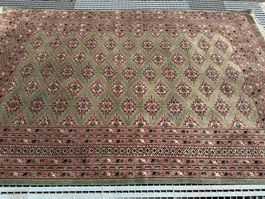 Bukhara Pakistan 282x184cm Teppich handgeknüpft sauber