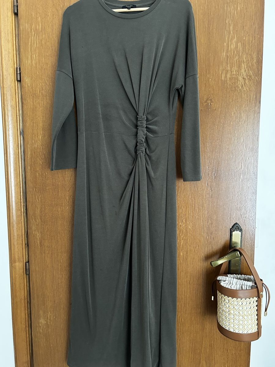 Massimo Dutti Kleider: Kleid Massimo Dutti, khaki, Grösse M – Gebraucht aus Ruvigliana von princesse10